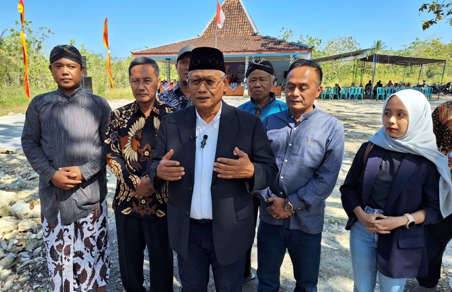 Subardi Lepas Kirab Rasulan di Candi 7 Gunungkidul