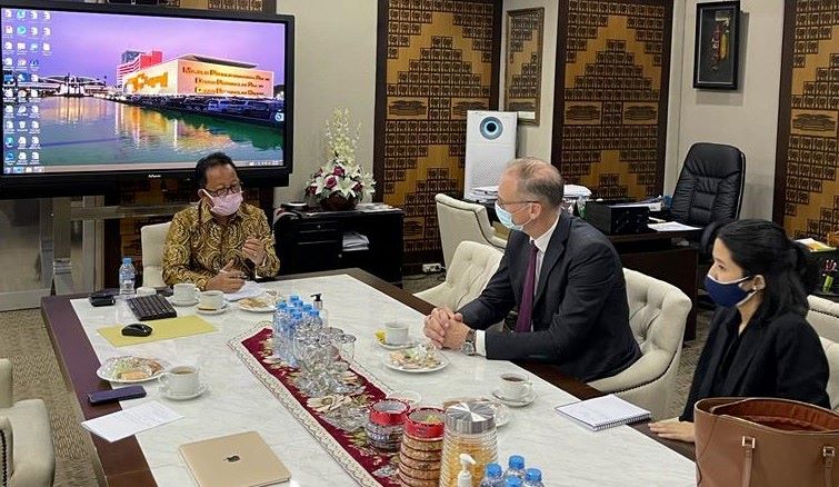 Sugeng Terima Dubes Denmark Bahas Isu Aktual