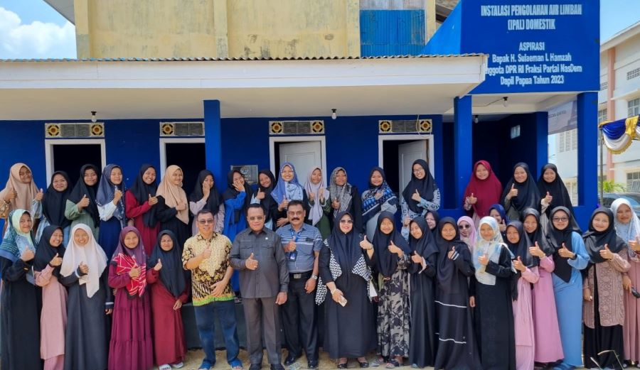 Sulaeman Resmikan IPAL di Yayasan Yamra Merauke