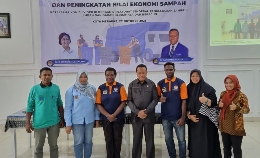 Sulaeman Ajak Masyarakat Merauke Bersama Tangani Sampah