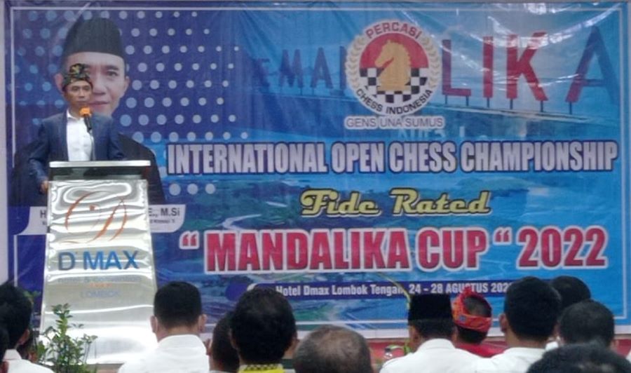 Syamsul Luthfi Inisiasi Kejuaraan Catur International Mandalika Cup 2022