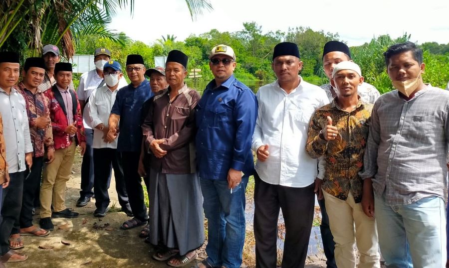 Syarief Tinjau Lokasi Jembatan Sungai Enau-Sungai Segak
