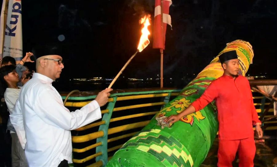 Sambut Idul Fitri, Syarief Abdullah Sulut Meriam Karbit