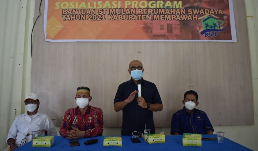 Syarief Sosialisasikan Program BSPS di Mempawah