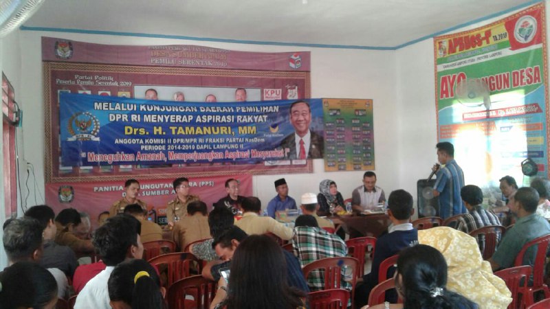 Tamanuri Kunjungan Kerja di Kotabumi