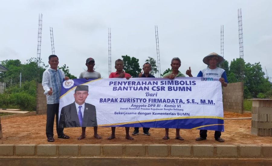 Zuristyo Salurkan CSR BNI ke Masyarakat Bangka Belitung