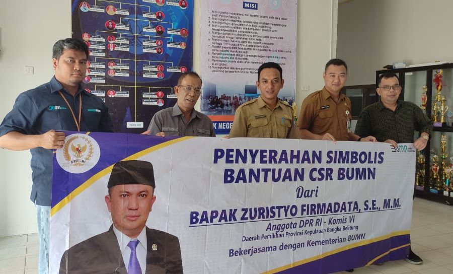 Zuristyo Bantu Internet Gratis untuk Sekolah di Bangka Barat