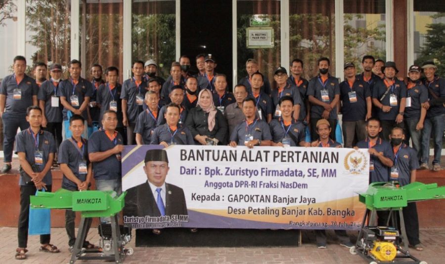 Zuristyo Buka Pelatihan Pembuatan Pupuk Kompos di Bangka