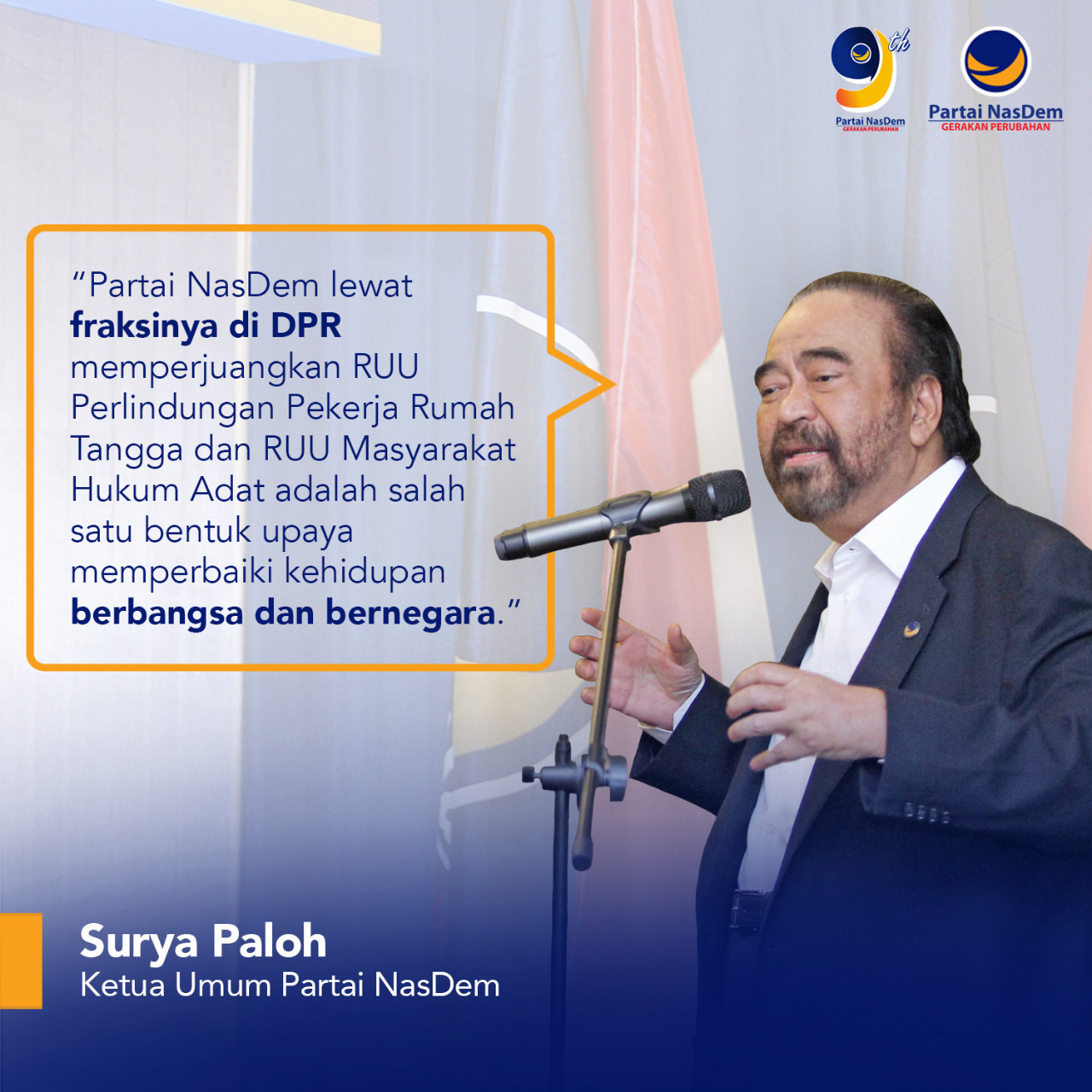 Fraksi NasDem Tengah Memperjuangan RUU PPRT dan RUU MHA